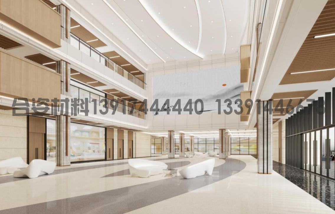 祝贺合肥市妇幼儿童活动中心GRG材料GRG材料吊顶，GRG材料墙面项目顺利竣工